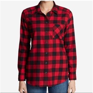 Scotch Plaid Flannel Shirt — Tall Size